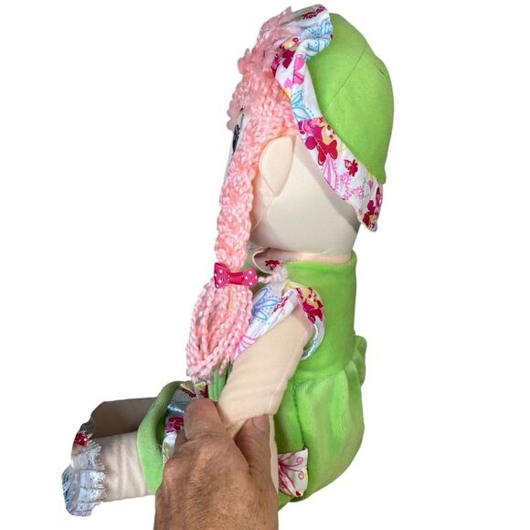 Playmaker Toys Lollipop 20 Inch Soft Plush Doll NWOT with Pink Hair Ages 3 & UP - Picture 2 of 7